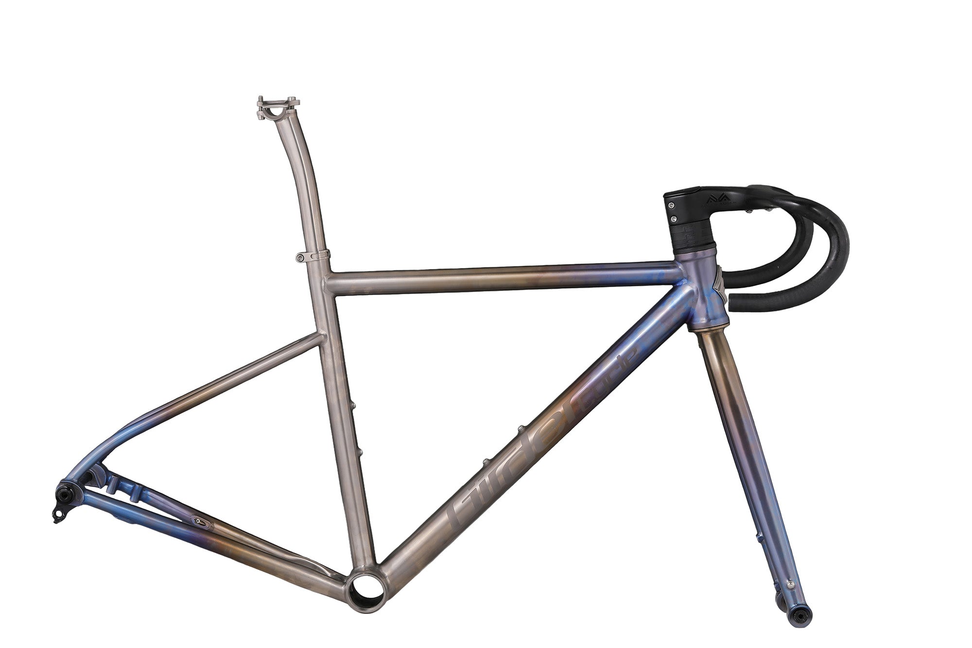Titanium Road Bike -Anodized Blue Baked Coating
